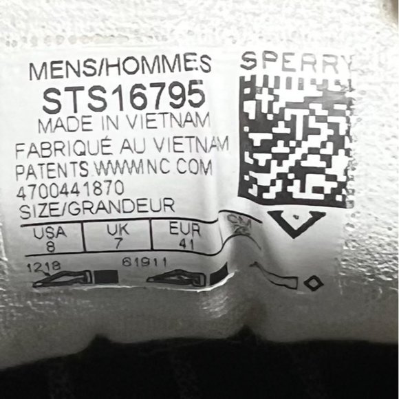 Sperry Striper 2 Gray Canvas Deck Boat Shoe Lace Up STS16795 Size 8 US - Picture 11 of 11